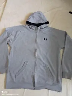 UNDER ARMOUR フルジップ パーカー XL グレー