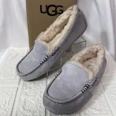 UGG アグ ANSLEY あったかスリッポン モカシン グレー フラット25㎝