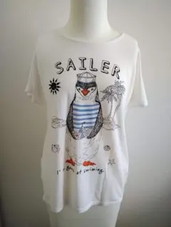 ペンギンイラスト 半袖Tシャツのサムネイル