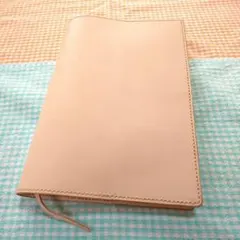薔薇型押し 牛革 ティファニーブルー A6 手帳カバー ブックカバー 本革