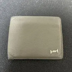TOD'S 二つ折り財布 レザー グレーのサムネイル