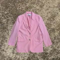 けんすけ様専用　ピンク テーラードジャケット Mサイズ 春カラー　ピンク羽織り