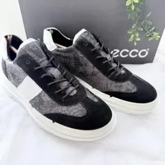新品⭐︎ECCO エコー SOFT X W レザー スニーカー 23.5cm 黒のサムネイル