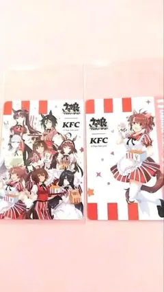 ウマ娘 KFC コラボ ステッカー 2種セット