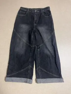 ワイドレッグ デニム