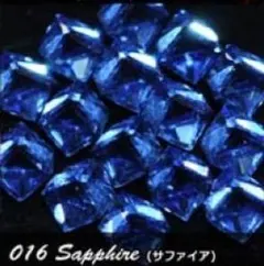 ガラスストーン　24面体　サファイア　ラインストーン　新品未使用品