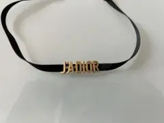 Dior J'ADIOR チョーカー ブラック/ゴールド