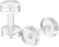 [§ＳＣＩＯＬ　ＴＯ] (ショルト) ボディピアス アクリル トンネルピアス ネ