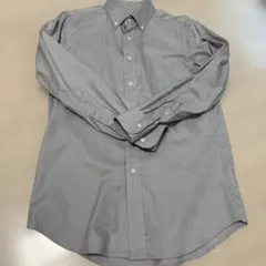 UNIQLO ボタンダウンシャツ グレー Sサイズのサムネイル