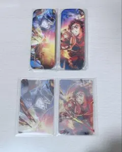 鬼滅の刃 WEBSHOPくじ 童磨　胡蝶しのぶ　C賞 D賞　缶バッジクリアカード