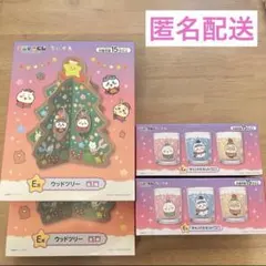 ちいかわ　エニマイくじ　E賞　ウッドツリー&キャンドルセット　計4個