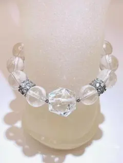 花花超美品ＴａｒＴａｒ爆裂水晶 ネックレス &イヤリングgstv QVC 花花様専用超美品TarTar爆裂水晶 ネックレス &イヤリングgstv