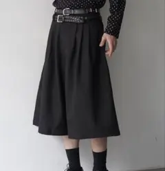 hype double belt loop wide half trousersのサムネイル