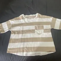 CUBE SUGAR 半袖ストライプTシャツ