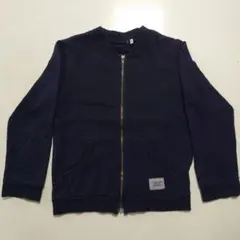 BeBe 紺色 ジップアップトレーナー 120cm