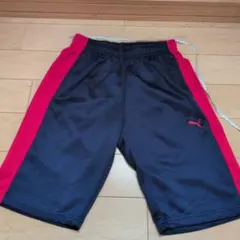 Puma ハーフパンツ 黒/赤 150センチ