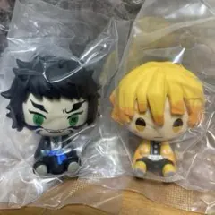 【鬼滅の刃】一番くじ D賞 ちょこのっこフィギュア 我妻善逸 獪岳