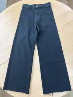 ZARA ザラ マリンストレートデニム ブラック 38のサムネイル