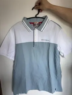 MIKIHOUSE ORIGINAL ポロシャツ Lサイズ 襟裏チェック 水色
