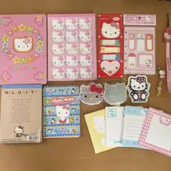 サンリオ ハローキティ カオハナ　メモ帳　マグネット　ストラップ　文房具