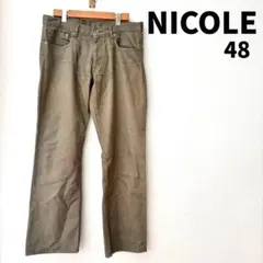 NICOLE メンズ パンツ サイズ48 ベージュ デニムパンツのサムネイル