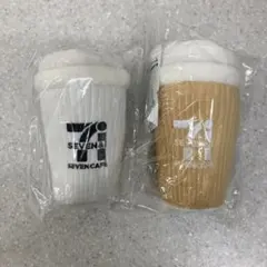 セブンイレブン ハッピーくじ B賞 セブンカフェ ぬいぐるみチャーム　2個