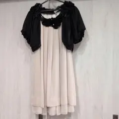 ノースリーブひざ丈ワンピース、ボレロセット