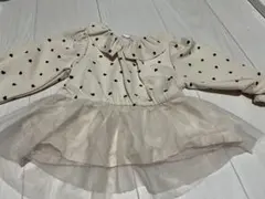 ハート柄フリル付きチュニック