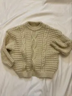 ケーブルニット　cable knit セーター