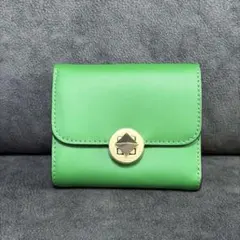 チ4/kate spade new york/ケイトスペード/三つ折り財布/緑のサムネイル