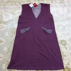 drug store パープルワンピース