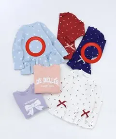 アプレレクール ペプラムTシャツ2点