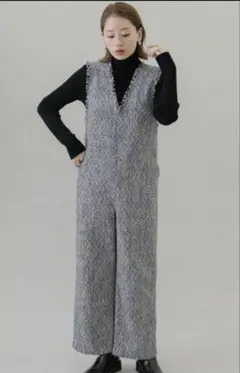 URBAN RESEARCH Sonny Label ツイードサロペット