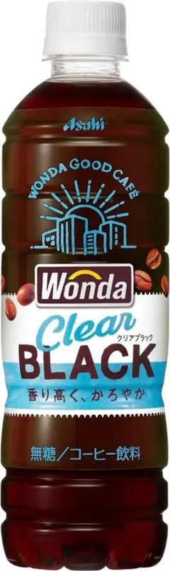 Wonda Clear BLACK 無糖 コーヒー飲料　24本のサムネイル