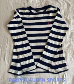 ラルフローレンスポーツ　ボーイズボーダーTシャツ　紺