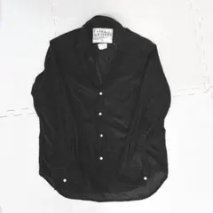 Frank&Eileen コーデュロイシャツ ブラック XS 美シルエット