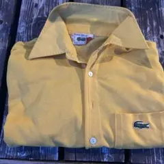 Lacoste イエローヴィンテージポロシャツ