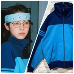 【在原みゆ紀着用 同型】adidas トラックジャケット 80s デサント製
