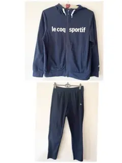 ルコック　セットアップ　フード付 ジャージ ジャケット　パンツ　レディースM