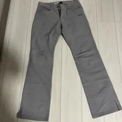 Oakley チェック柄パンツ ゴルフ　グレー　30インチ