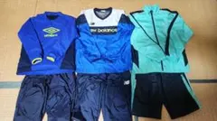 サッカー ピステ上下×4点 ピステ上×1点 まとめ売り ジュニア 150~160のサムネイル