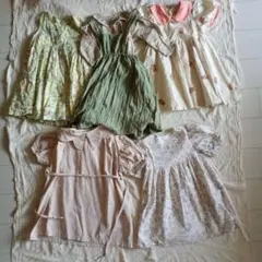 リバティ　arimcloset　韓国服　半袖ワンピース 5点とブラウスのセットのサムネイル