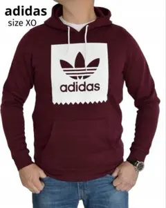 ☆ adidas アディダス スケートボーディング ロゴ パーカ 裏起毛 XO