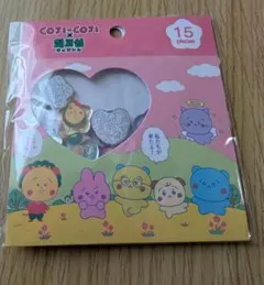 コジコジ×チェゴシム　クリスタルシール　おはじきシール