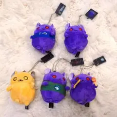 チラズアート チラ丸コスチュームぬいぐるみマスコット 全5種コンプリート品