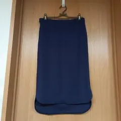 美品　EMIGO ネイビー タイトスカート M　ヒザ下丈