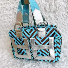 稀有設計✨LeSportsac 雷斯波特莎克 斑馬 淺藍色 手提包