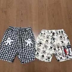 petit main ディズニー ハーフパンツ 2枚セット 90