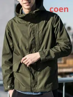 【美品】　coen　ボリュームネック　ショートモッズブルゾン 　ジャケット　M