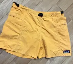 極美品】95年製 パタゴニア リバーショーツ S オレンジ 単色 波タグ